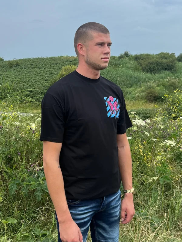 Spirit Butterfly T-Shirt - Zwart