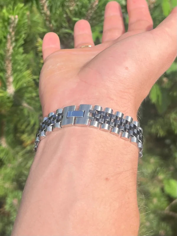 Super Connection Bracelet - Zilver En Zwart