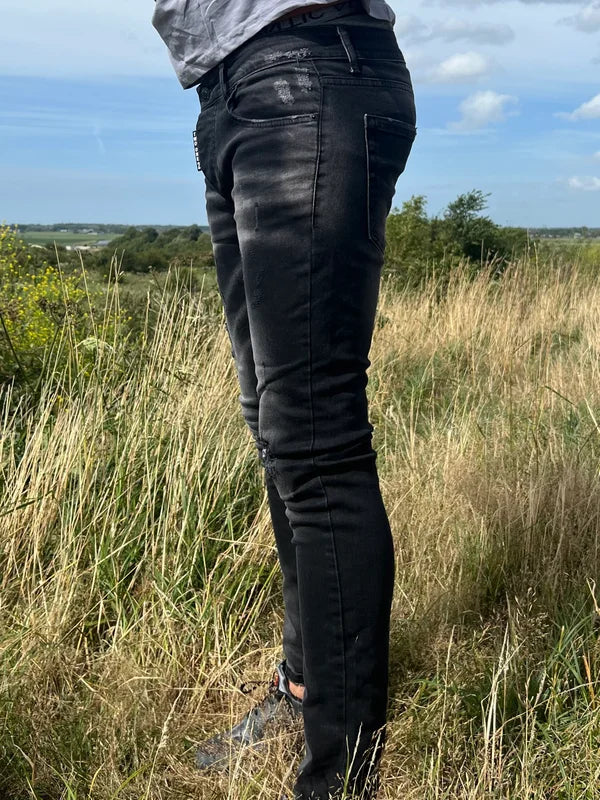 Web Dark Slim Fit Jean - Zwart