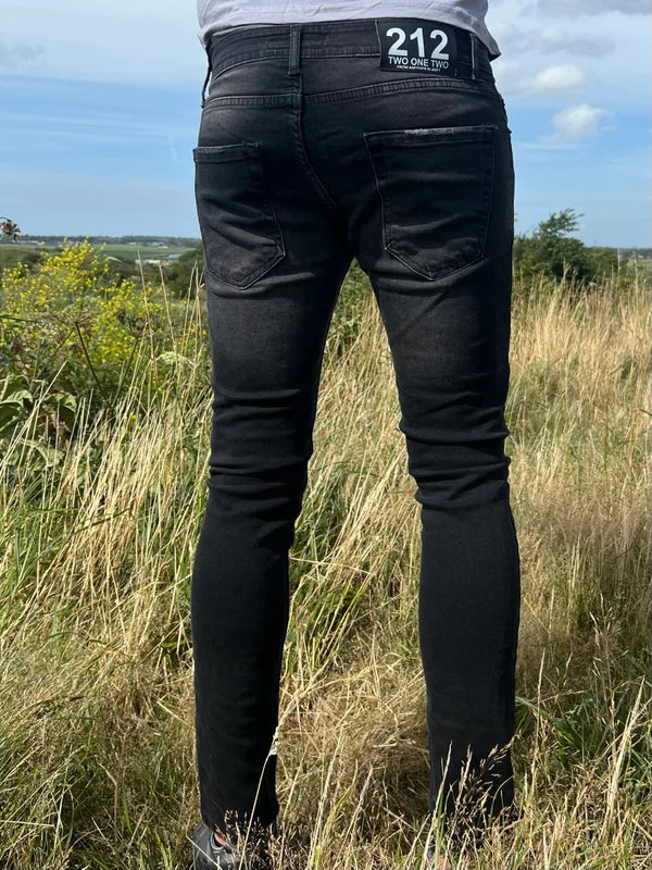 Web Dark Slim Fit Jean - Zwart