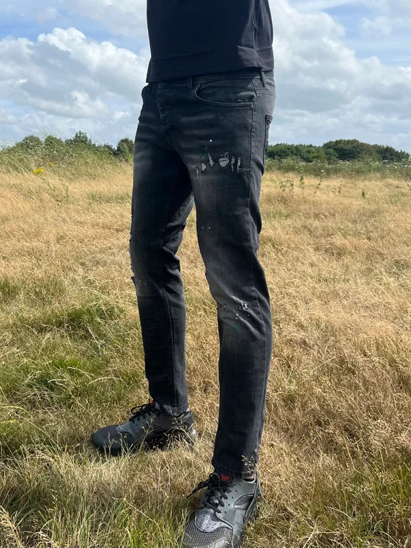 Opty Slim Fit Jean - Zwart