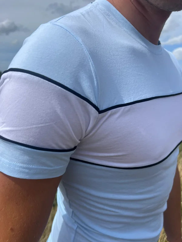 Stripe Short Trainingspak - Blauw