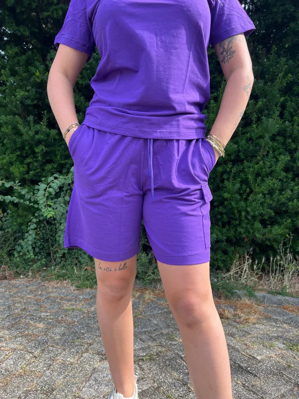 Fly Trainingspak Short - Paars