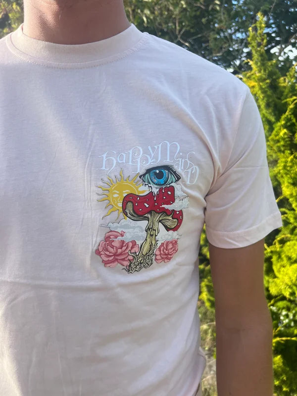Sun Eye T-Shirt - Zalm Roze