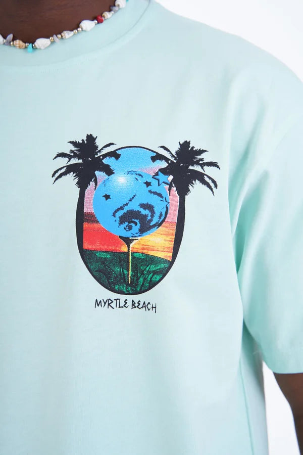 Palm Tree T-Shirt - Mint