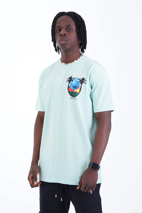 Palm Tree T-Shirt - Mint