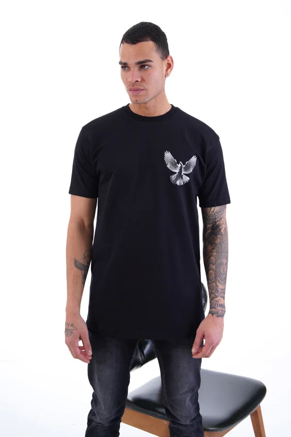 Flying Big T-Shirt - Zwart
