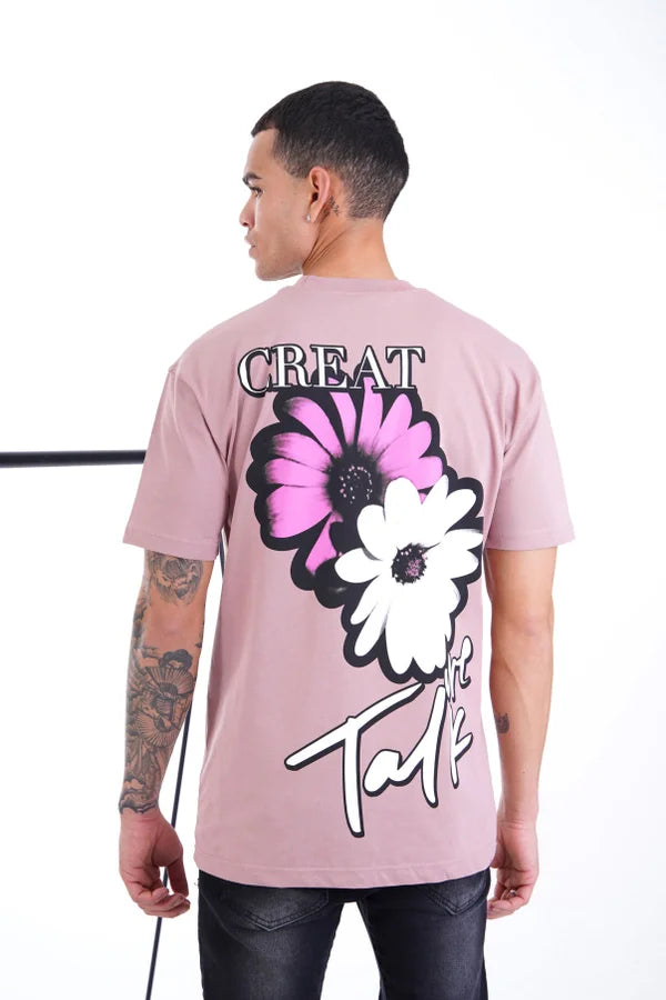 Salmon T-Shirt - Oud Roze