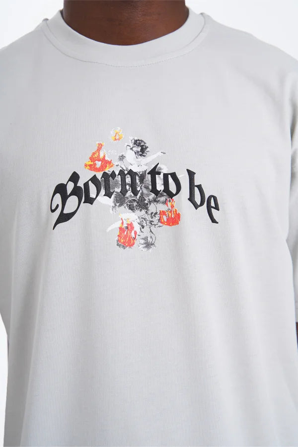 Sky Dive T-Shirt - Grijs