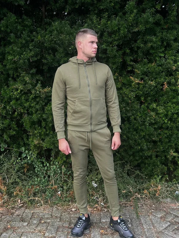Comfy Vest Trainingspak - Army Groen