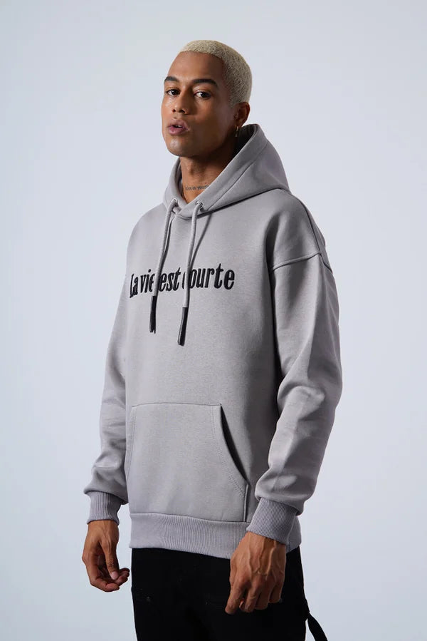 La Vie Hoodie - Licht Grijs