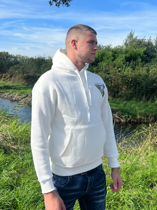 Create Art Hoodie - Crème Wit