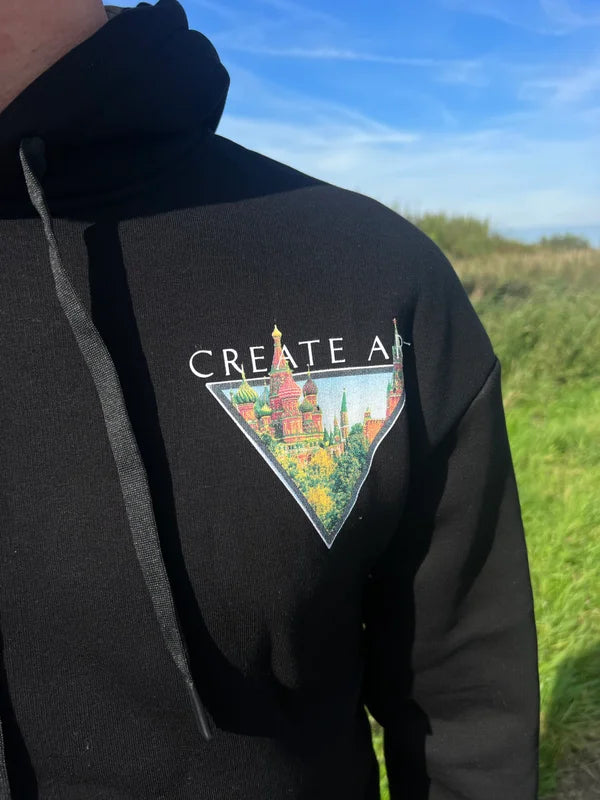 Create Art Hoodie - Zwart