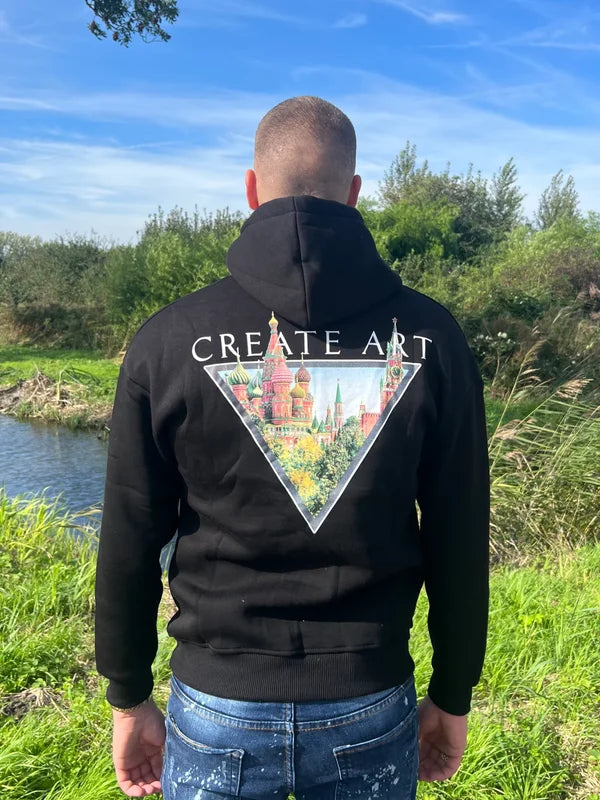 Create Art Hoodie - Zwart