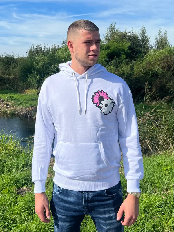 Salmon Hoodie - Wit