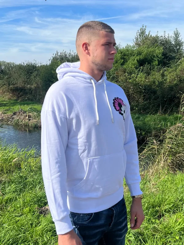 Salmon Hoodie - Wit