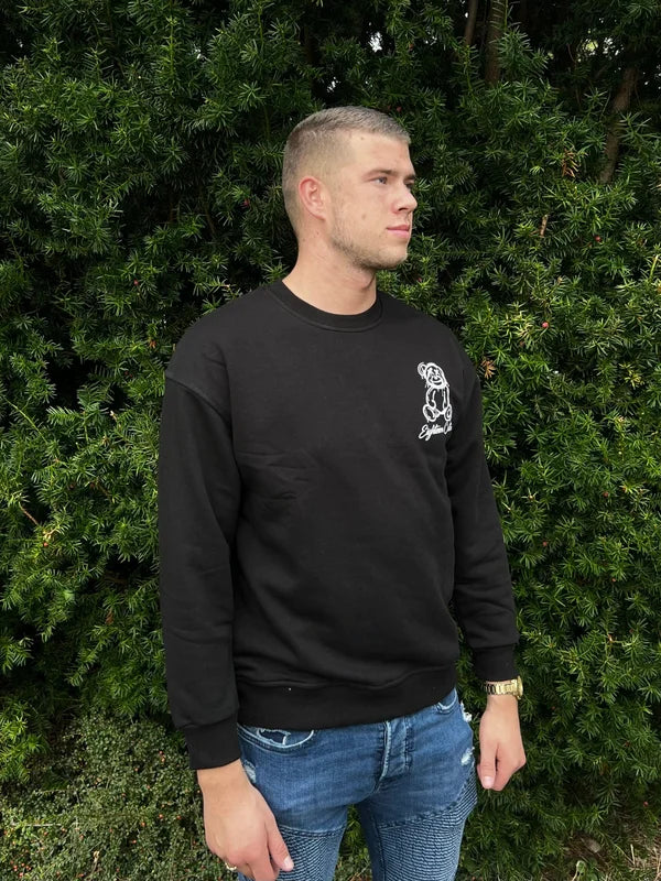 Teddy Smile Sweater - Zwart