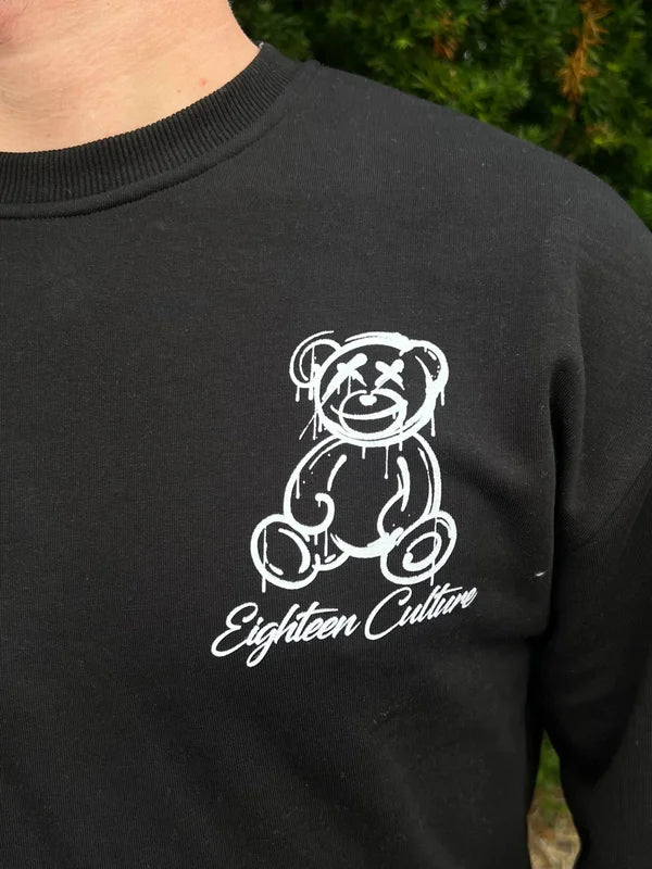 Teddy Smile Sweater - Zwart