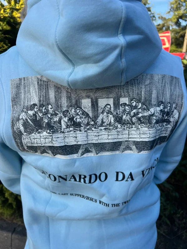 Da Vinci Hoodie - Blauw