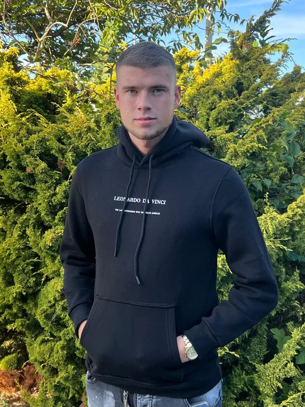 Da Vinci Hoodie - Zwart