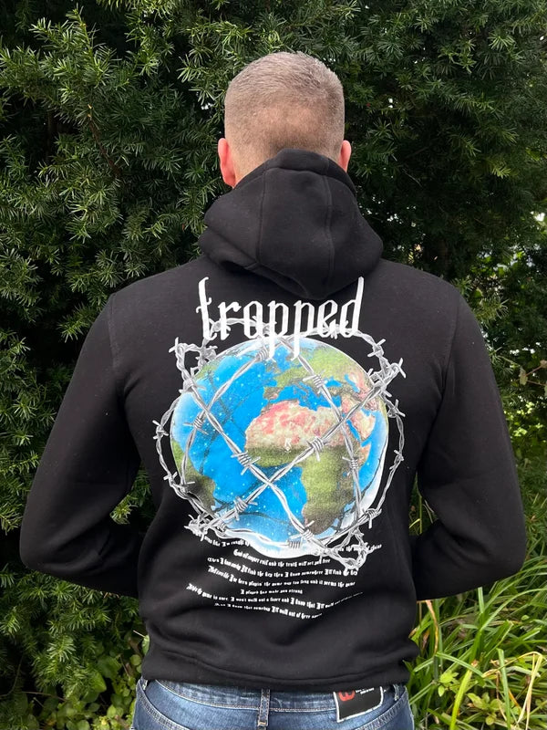 Trapped Hoodie - Zwart