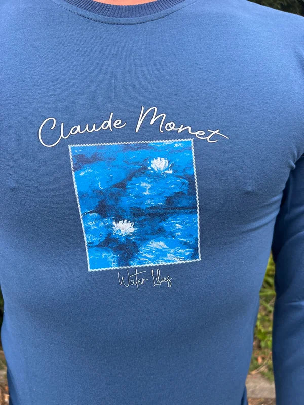 Waterlelies Sweater - Blauw