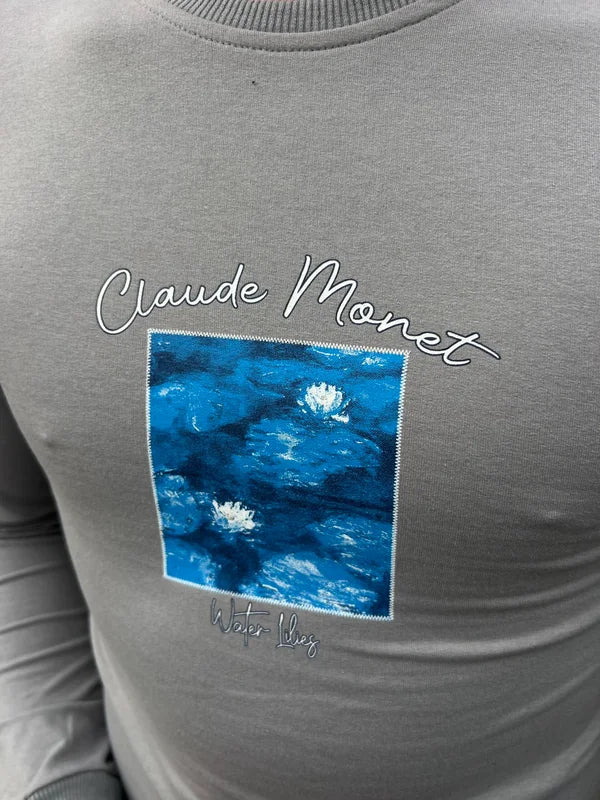 Waterlelies Sweater - Grijs