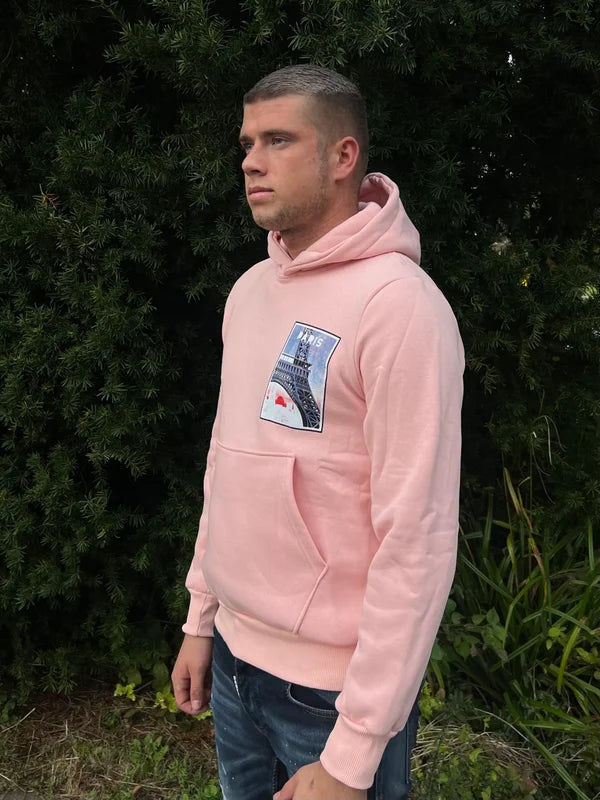 Paris Hoodie - Roze