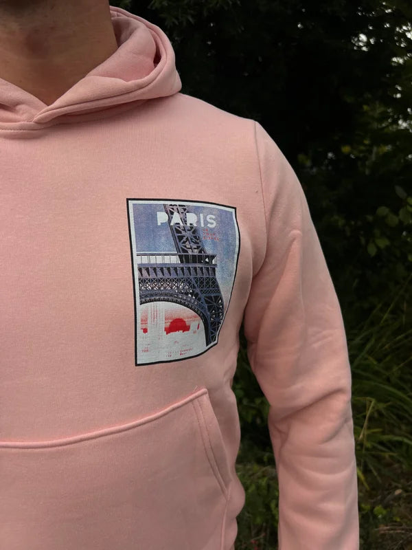 Paris Hoodie - Roze