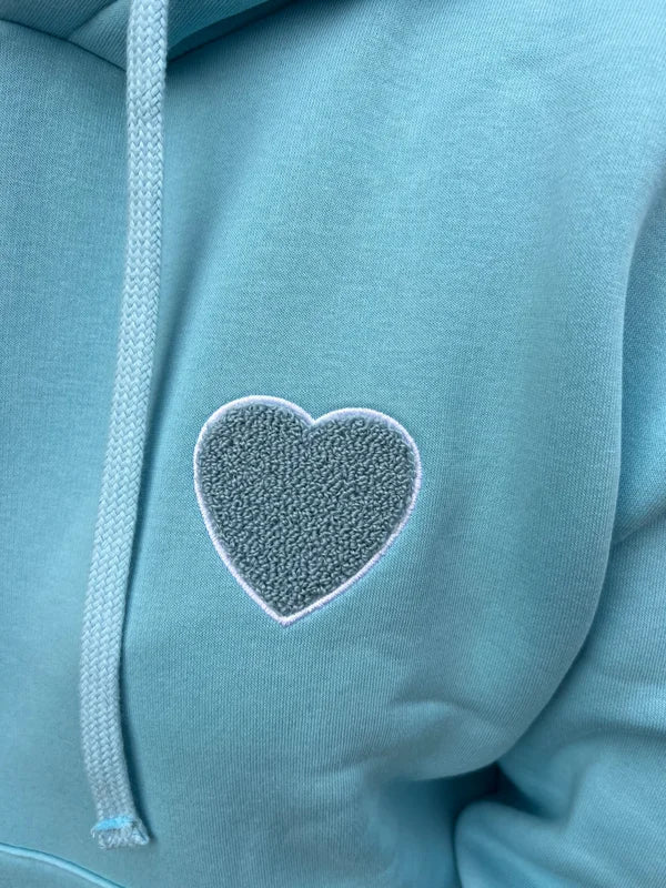 Soft Heart Hoodie - Blauw