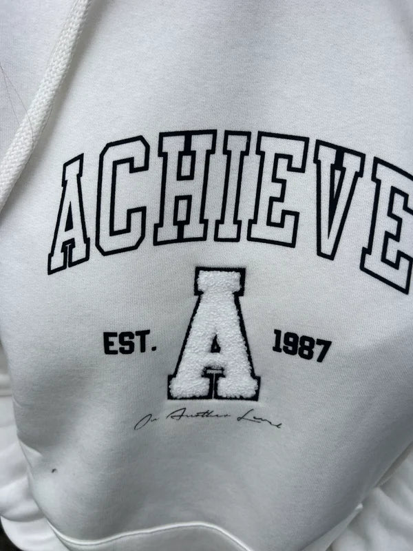 Achieve Hoodie - Wit