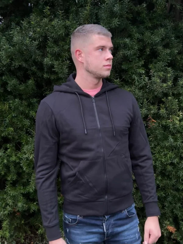 Basic Zipper - Zwart