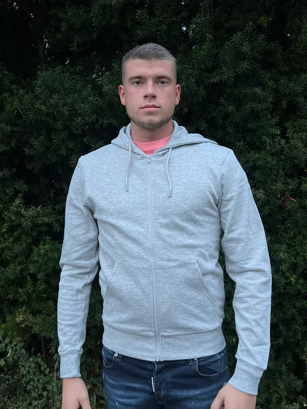 Basic Zipper - Grijs
