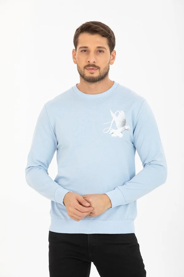 Liefdes Duif Sweater - Blauw