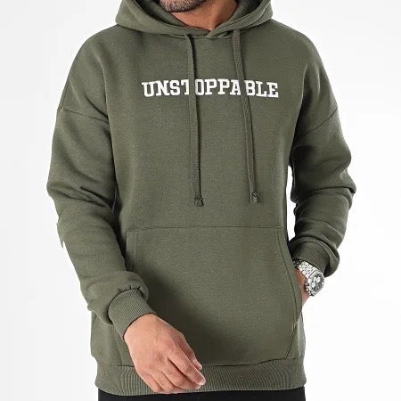Unstoppable Hoodie - Army Groen
