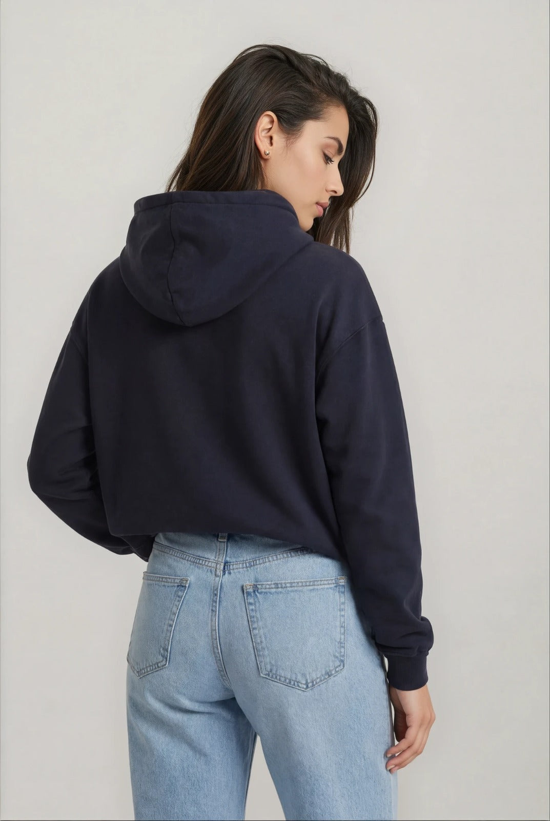 Valentine Hoodie - Zwart met Zwart