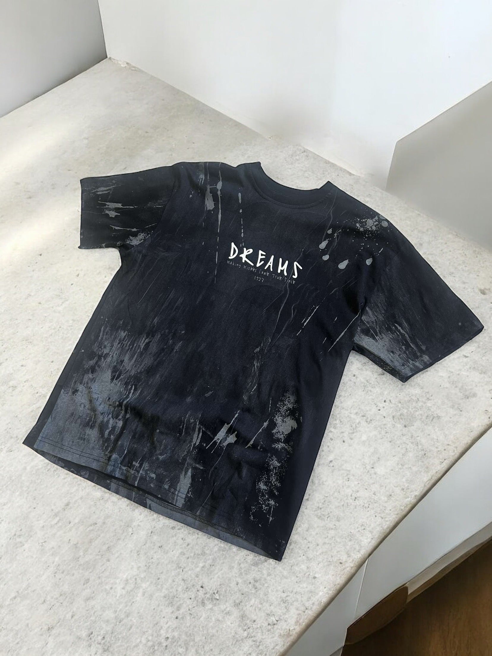 Mikkey T-Shirt - Zwart Gevlekt