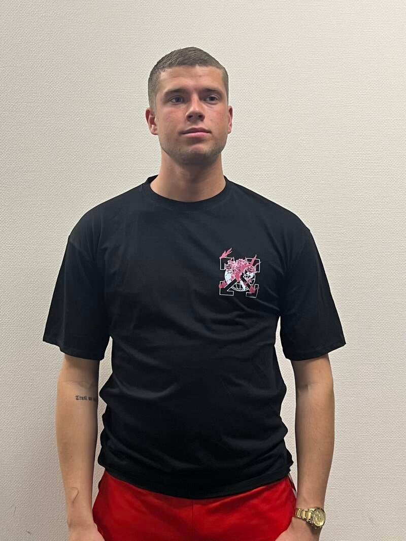 Fire Triangle T-Shirt - Zwart