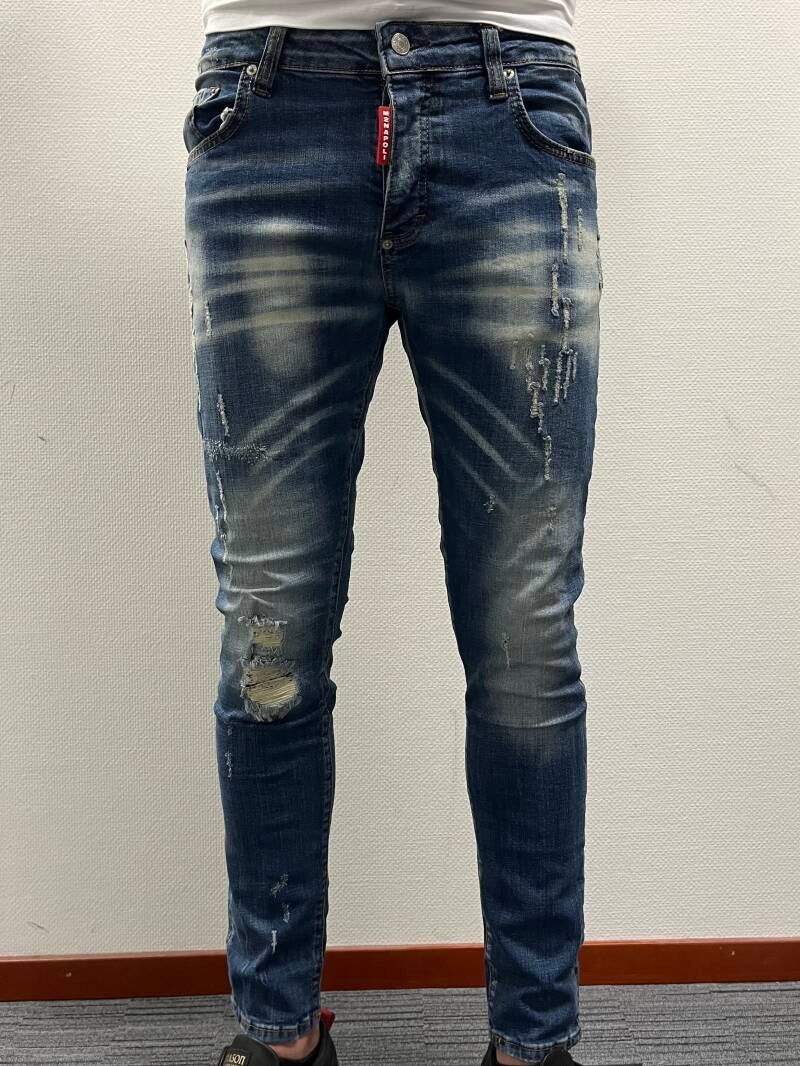Demantion Slim Fit Jean - Blauw