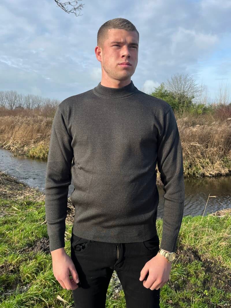 Longsleeve Turtle Neck - Grijs