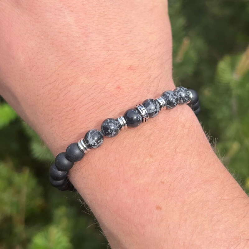 Stone Side Bracelet - Zwart