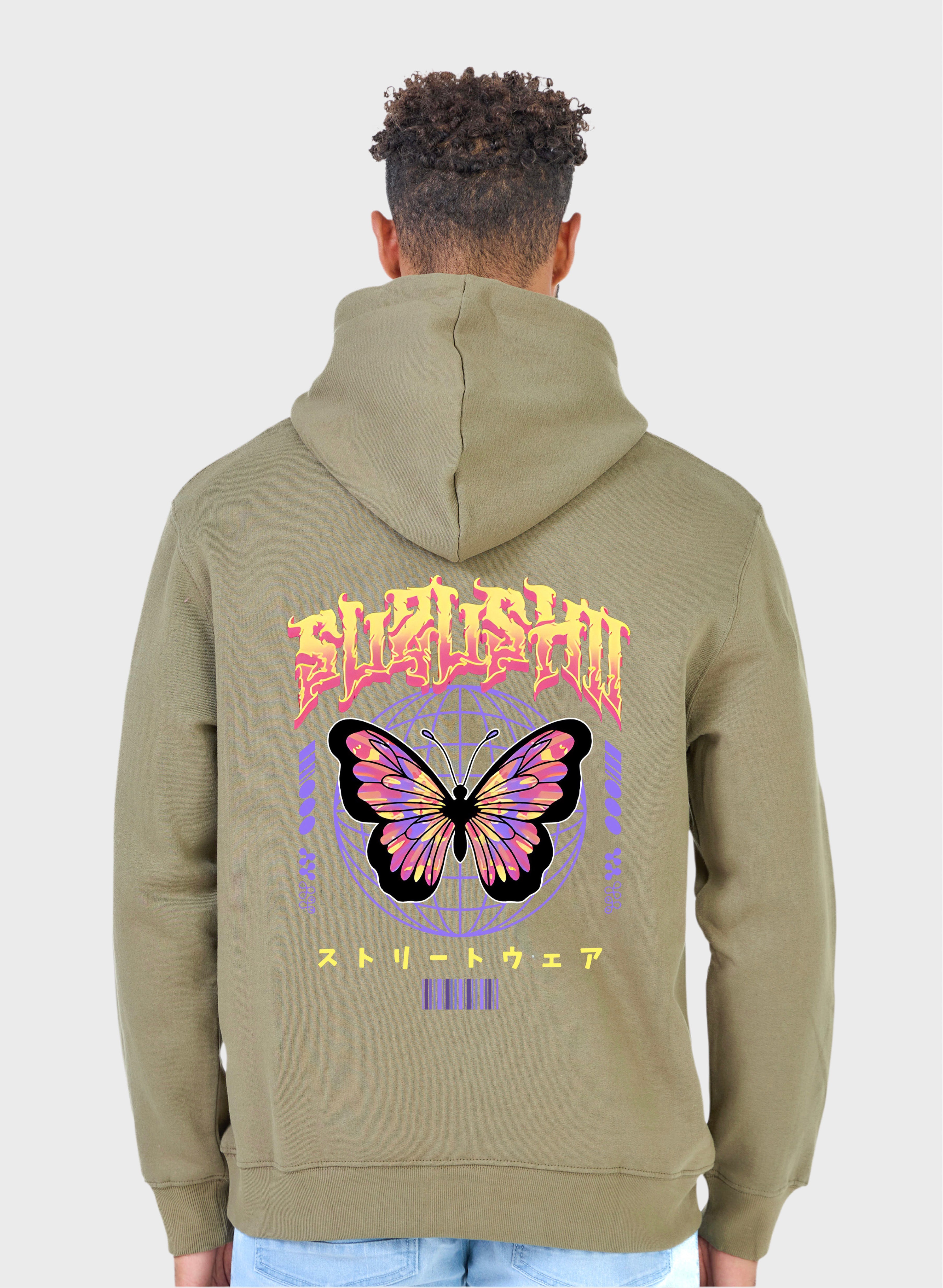 Butterfly Hoodie - Army