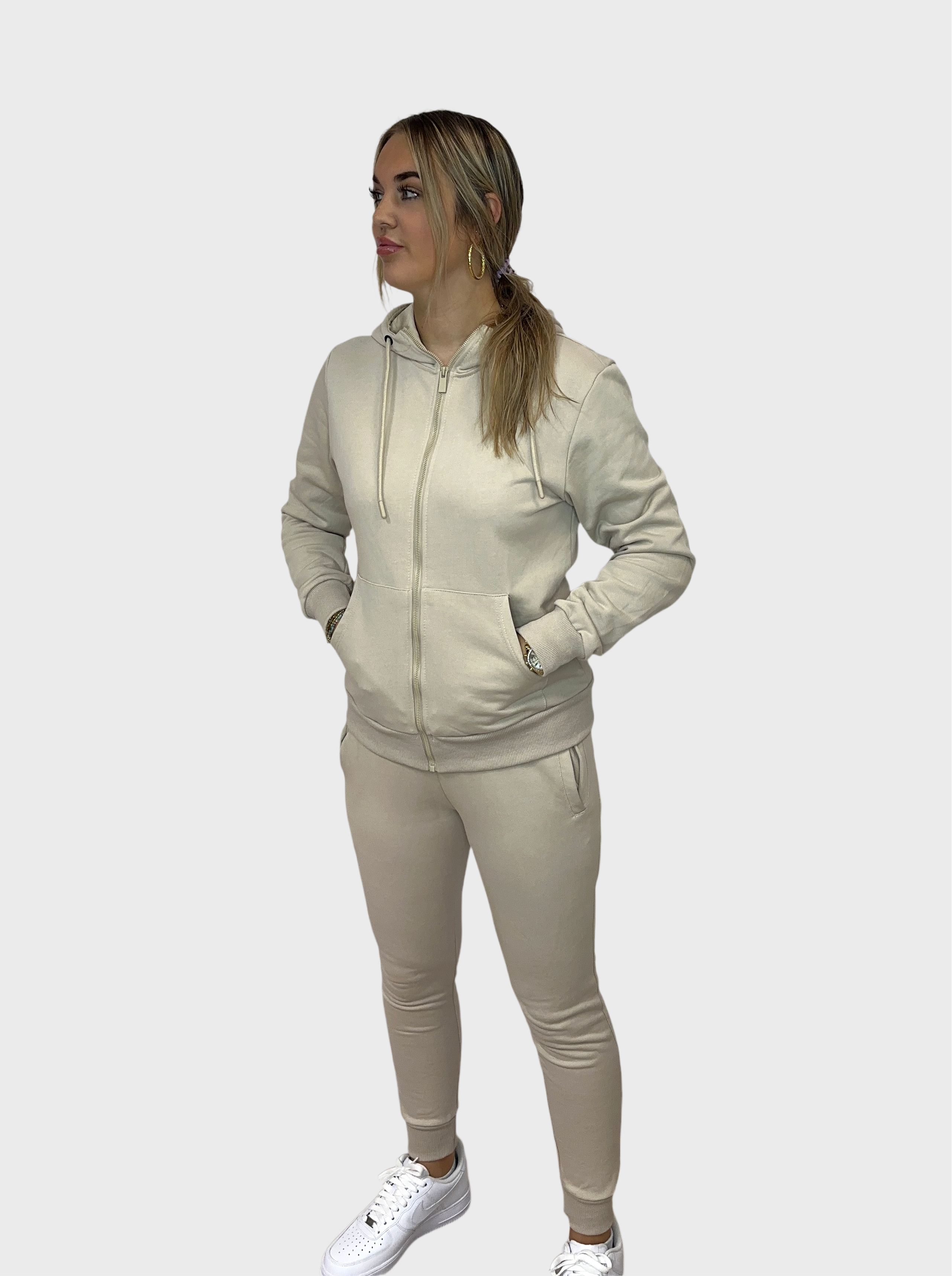 Comfy Vest Trainingspak - Beige