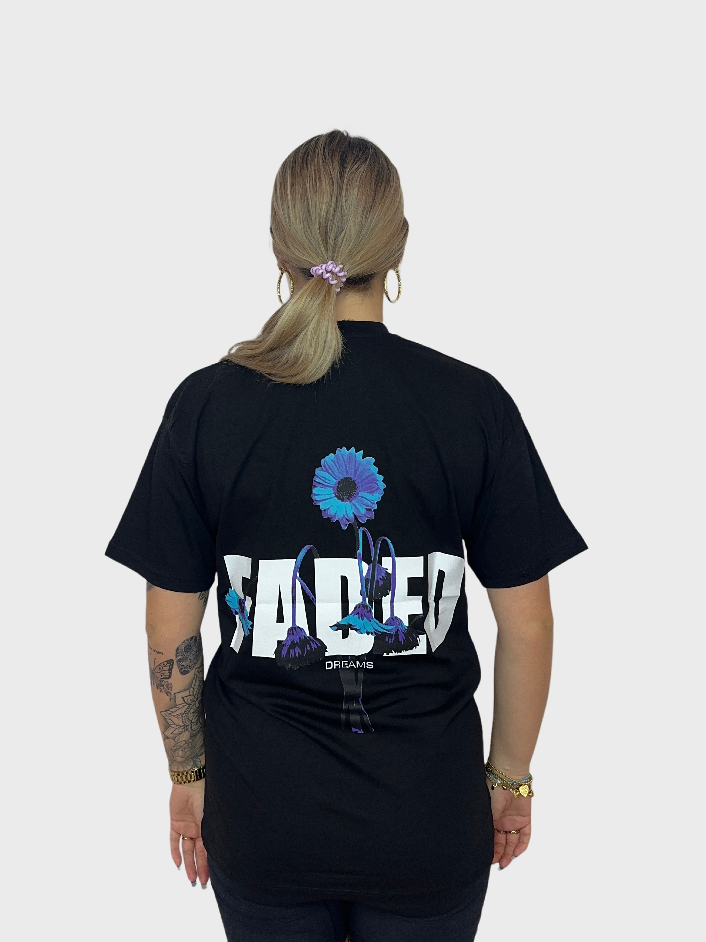 Faded T-Shirt - Zwart