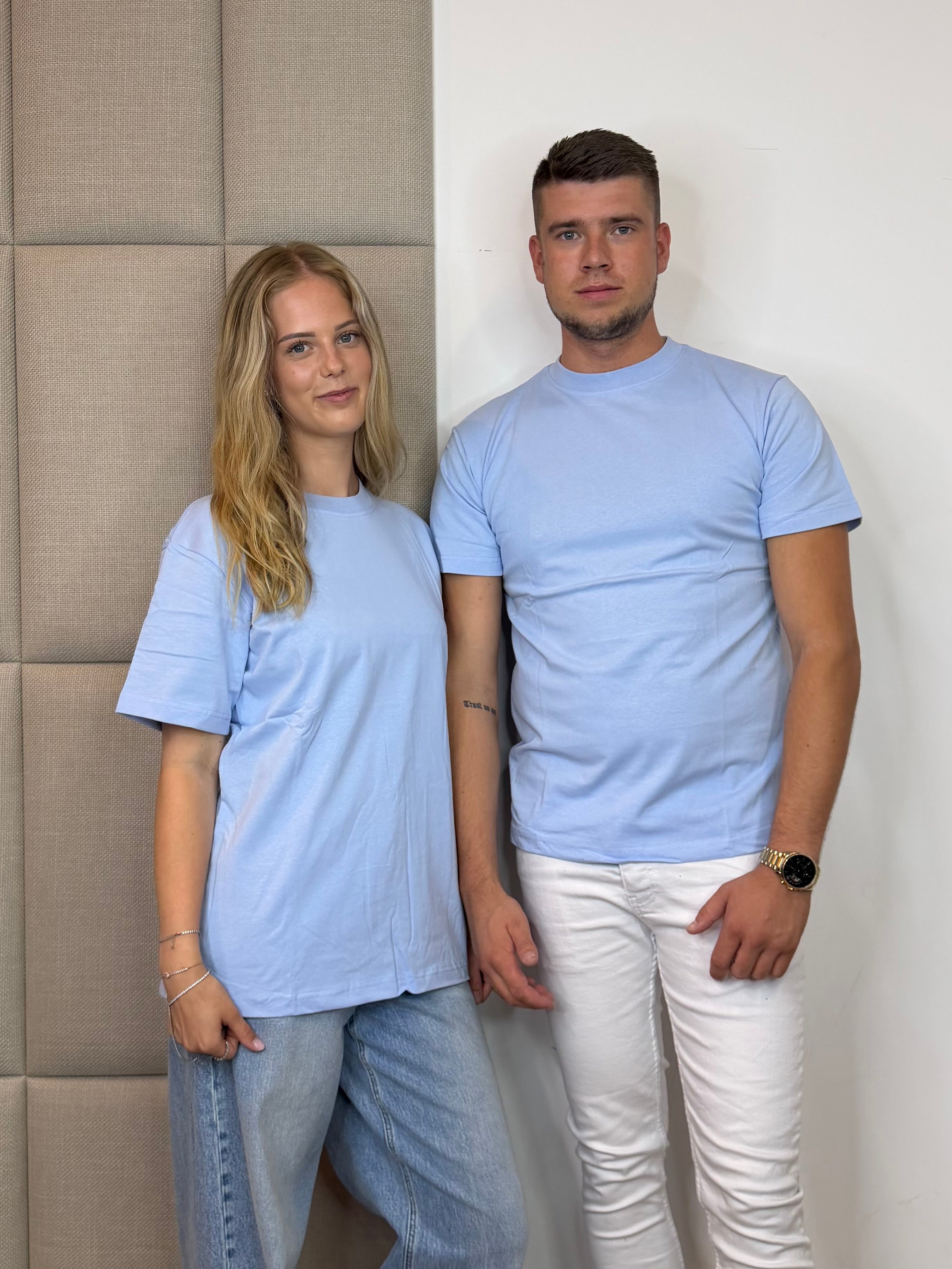 Basic T-Shirt - Baby Blauw