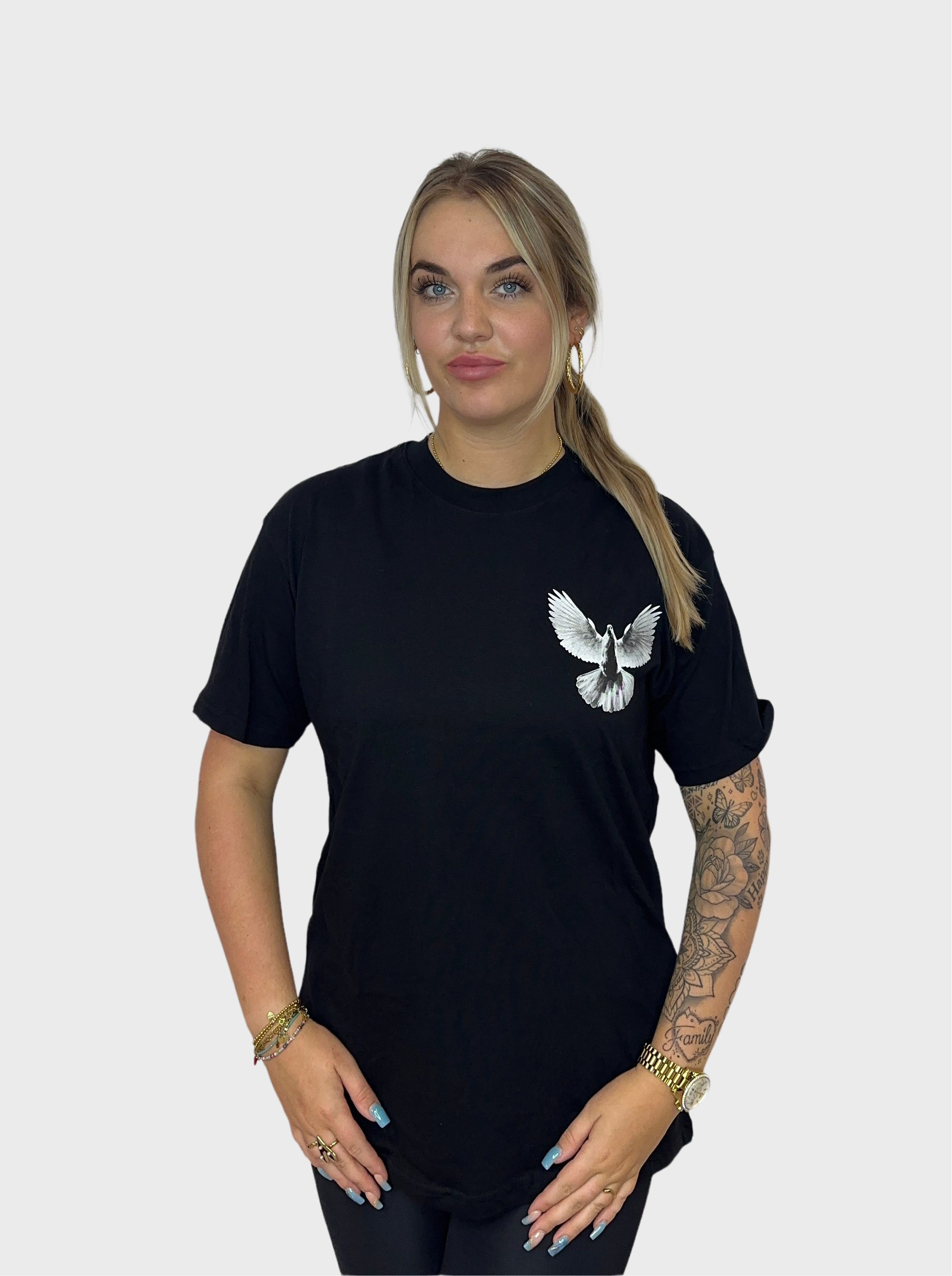 Flying Big T-Shirt - Zwart