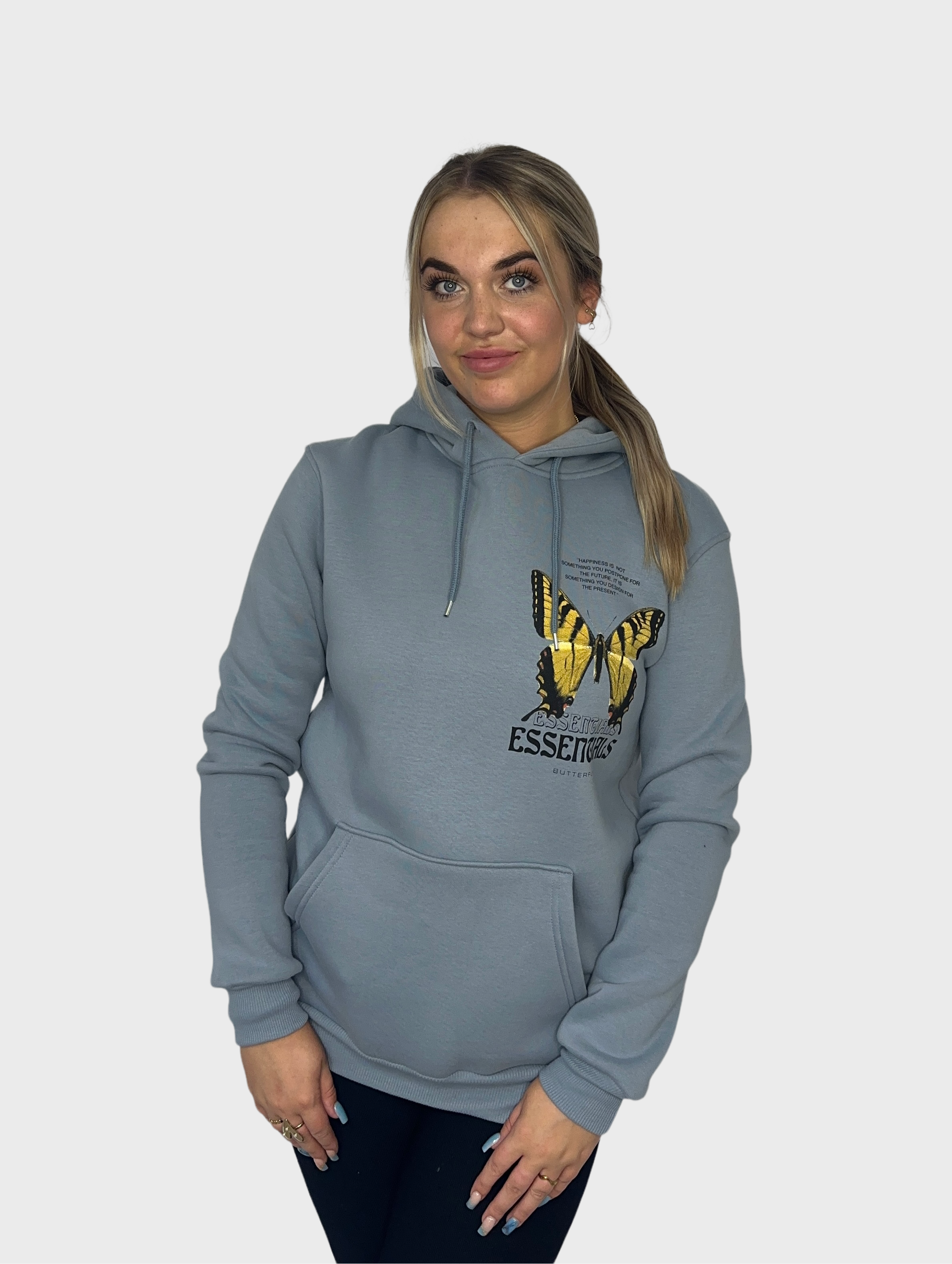 Essengials Butterfly Hoodie - Blauw