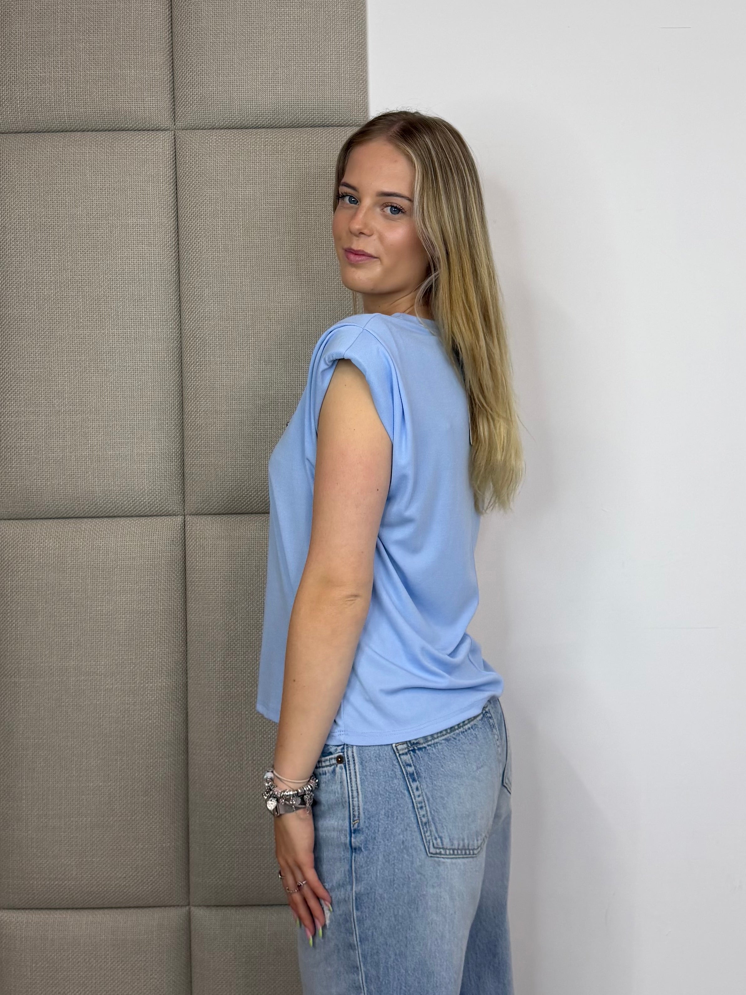 Cisca Top - Blauw
