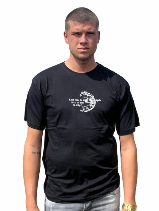 Clock T-Shirt - Zwart