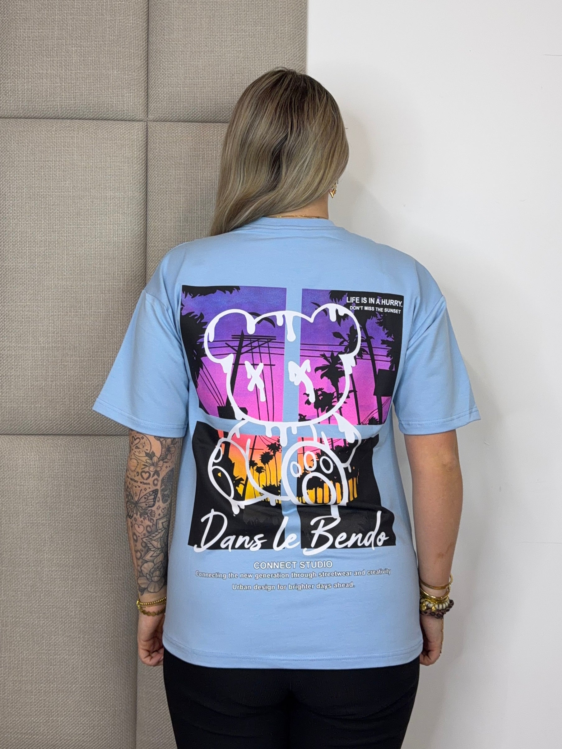 Teddy T-Shirt - Blauw